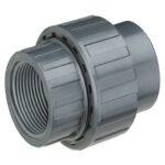 PVC gevind fitting 1"