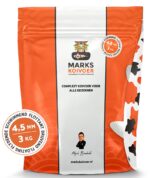 Marks koifoder 4,5 mm flydende i 3 kg pose.