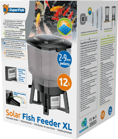 SuperFish Foderautomat XL med solpanel