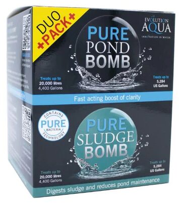 Pure Duo Pack kombipakke består af to produkter til at give god vandkvalitet tog til at nedbryde slam.