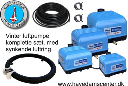 Aquaforte kompletvLuftpumpe sæt V-serien.