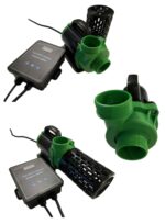 justerbar pumpe til havedam