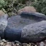 Vandkunst med Granitsten.
